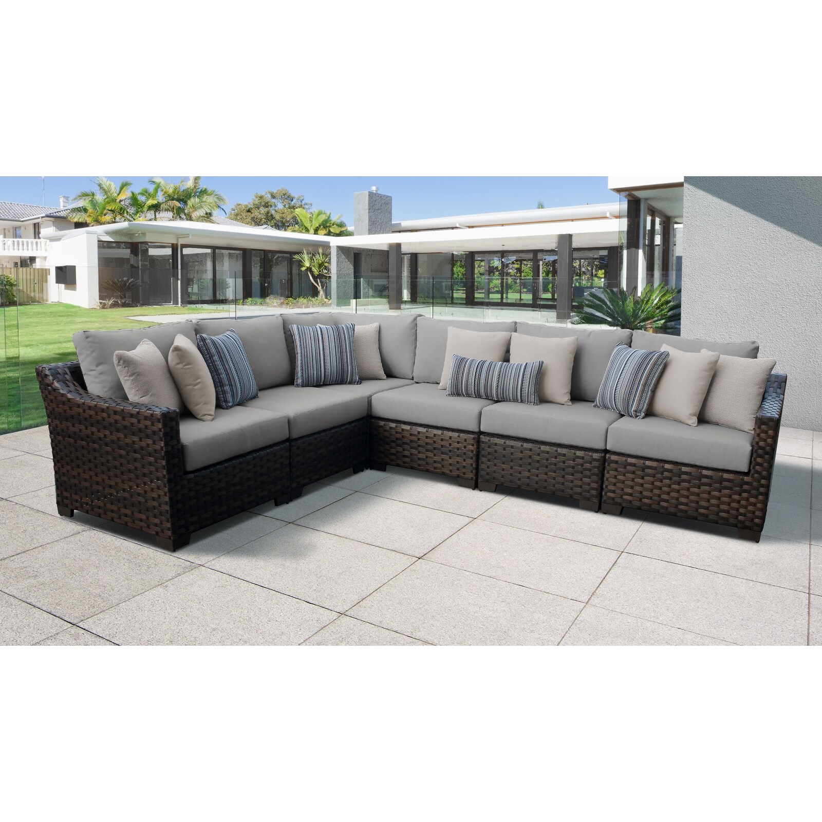 River brook patio hot sale sectional