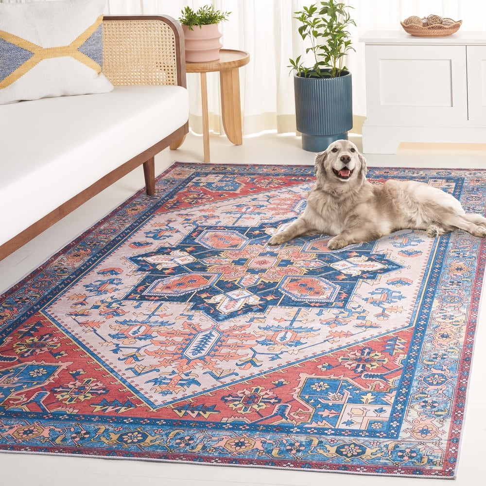 SAFAVIEH Arizona Selay Machine Washable Slip Resistant Vintage Oriental
