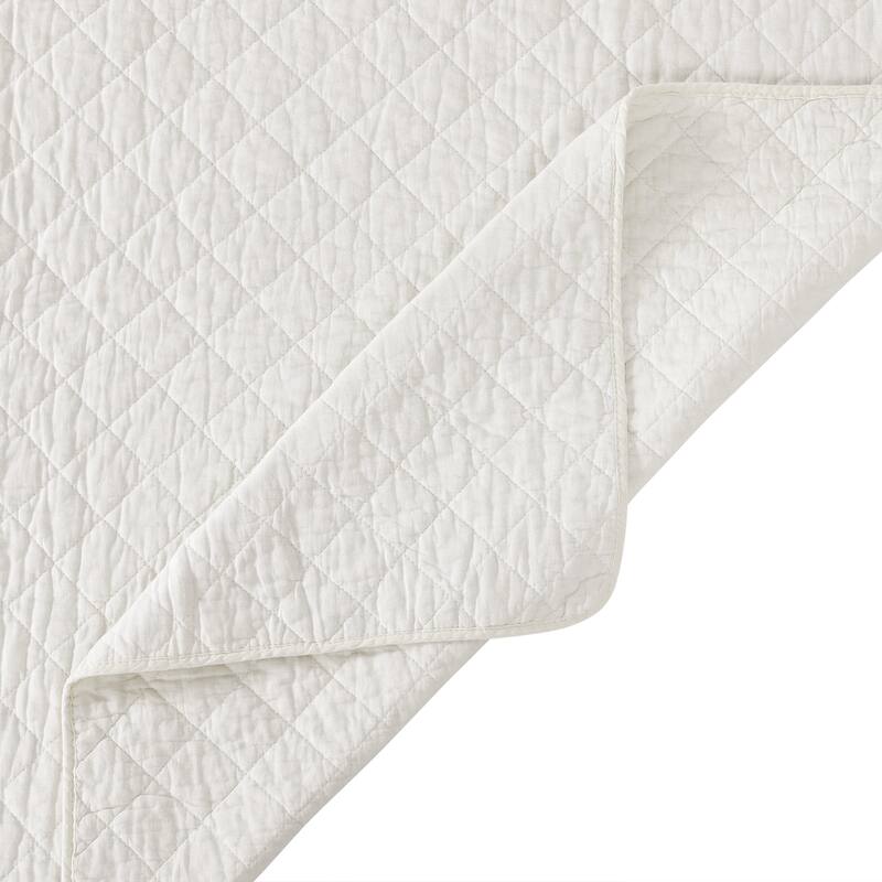 Indigo Hill by HiEnd Accents Cotton Comfort Shabby Chic Bedding Lightweight 3 Piece Quilt Set