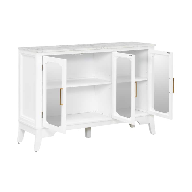 Rossetta Modern Simply Stylish Style Storage Cabinet with Adjustable Shelves