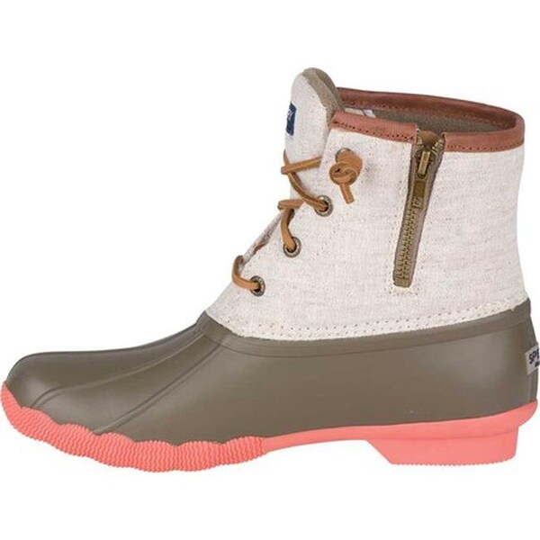 sperry duck boots taupe