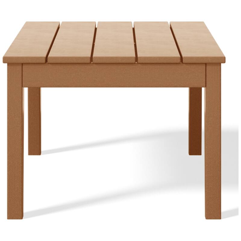 Laguna Poly 3-Piece Bench With Coffee Table