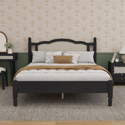 Wooden Platform Bed