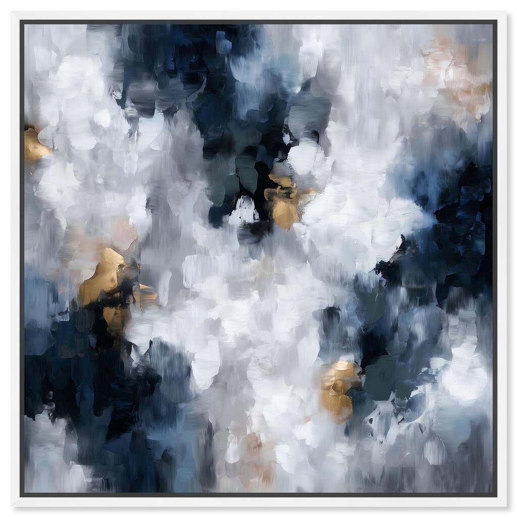 Midnight and Ivory I Canvas by Art Remedy