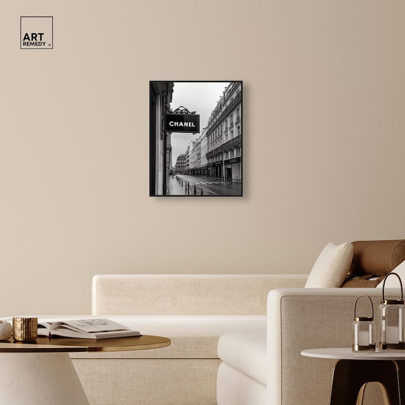 Parisian Fashion Star Canvas by Art Remedy