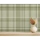 preview thumbnail 6 of 5, Fine Decor Harris Green Plaid Chevron Wallpaper