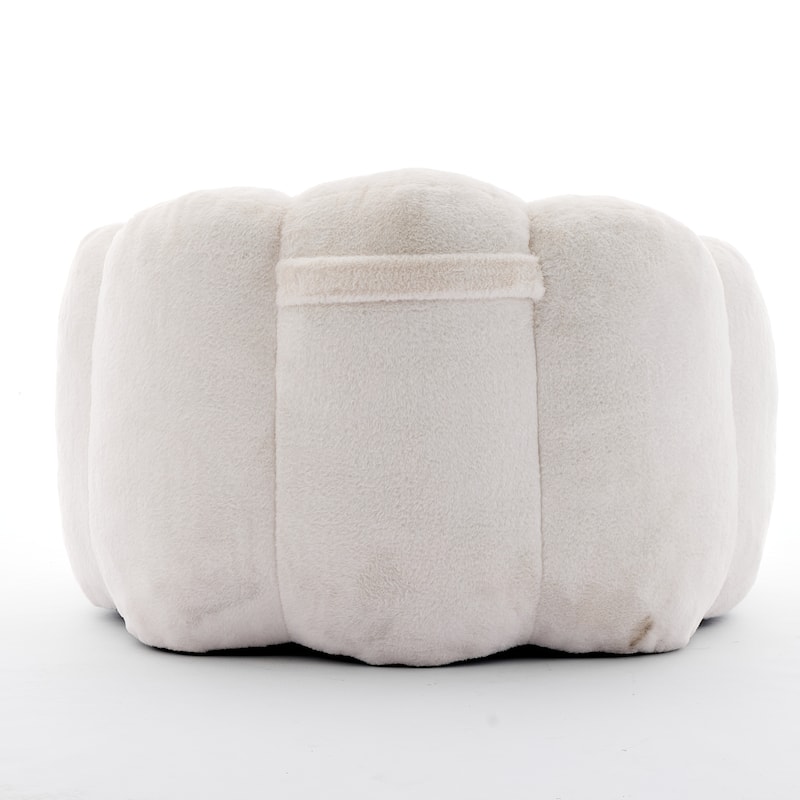 Lotus Type Compression Lazy Sofa Oversized Bean Bag Sofa Accent Chair for Adults with Pull Strap and Non-slip Base, Easily Moved