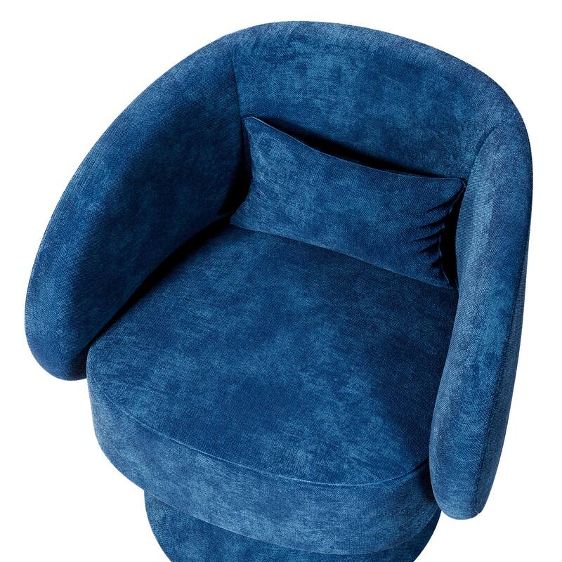 Ouyessir 360 Degree Swivel Cuddle Barrel Sofa Chairs