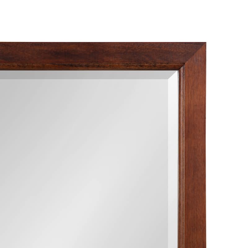 Kate and Laurel Hogan Wood Framed Wall Mirror
