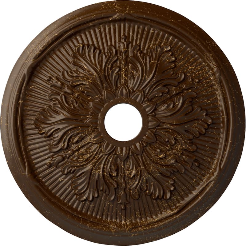 23 3/4"OD x 3 5/8"ID x 1 7/8"P Luton Leaf Ceiling Medallion