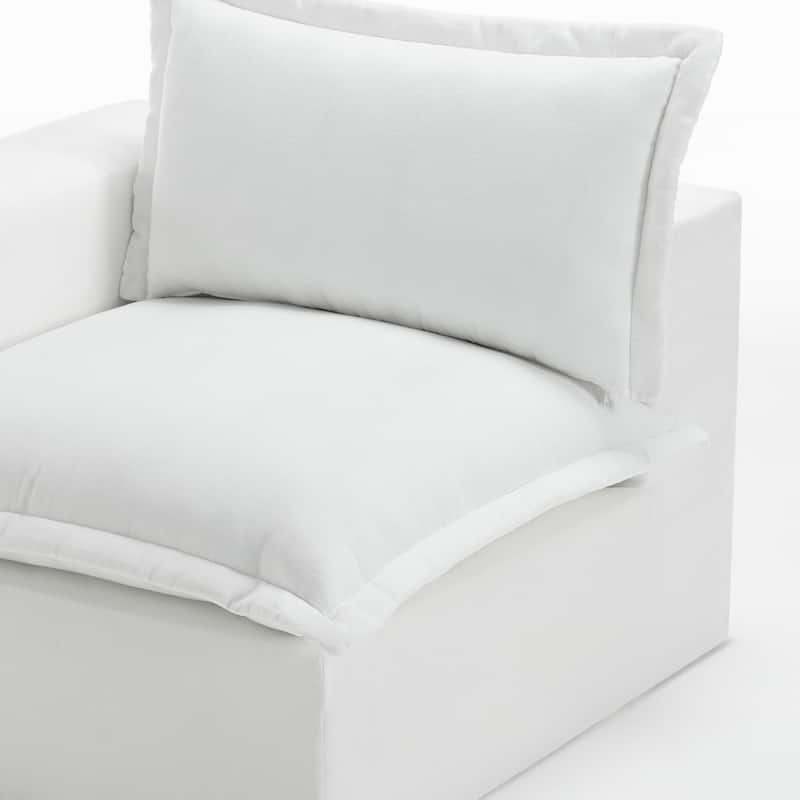 Comfy Cloud Chenille Upholstered Modular Sectional Sofa