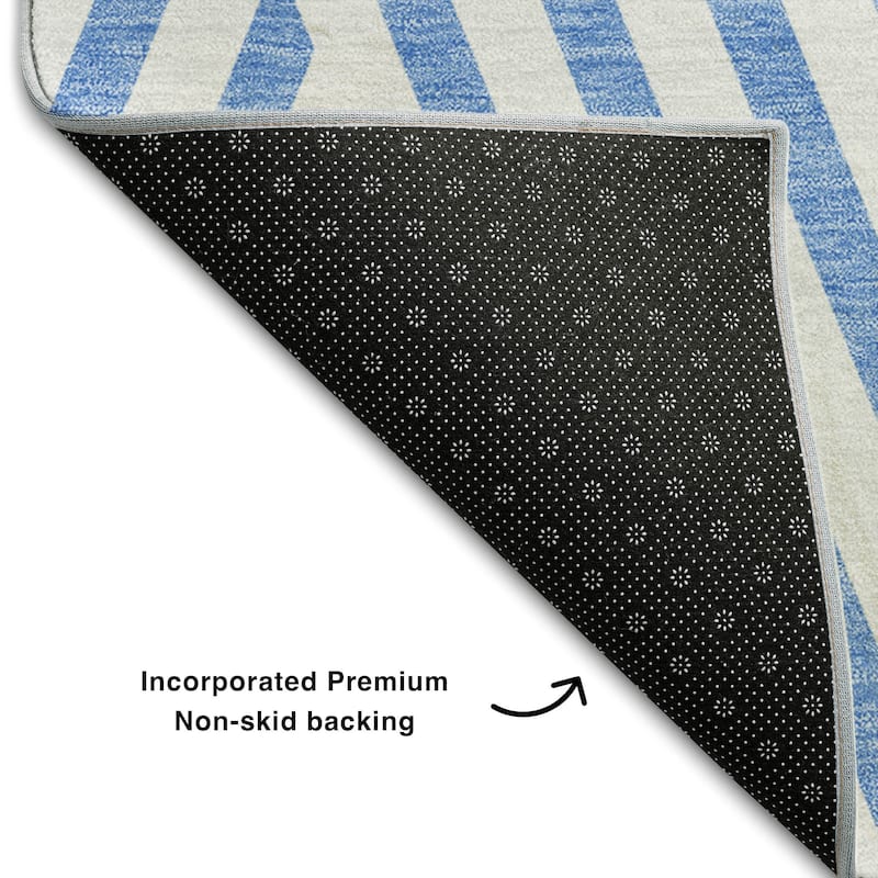 Premium Washable Super Soft Contemporary Geo Mayfield Rug