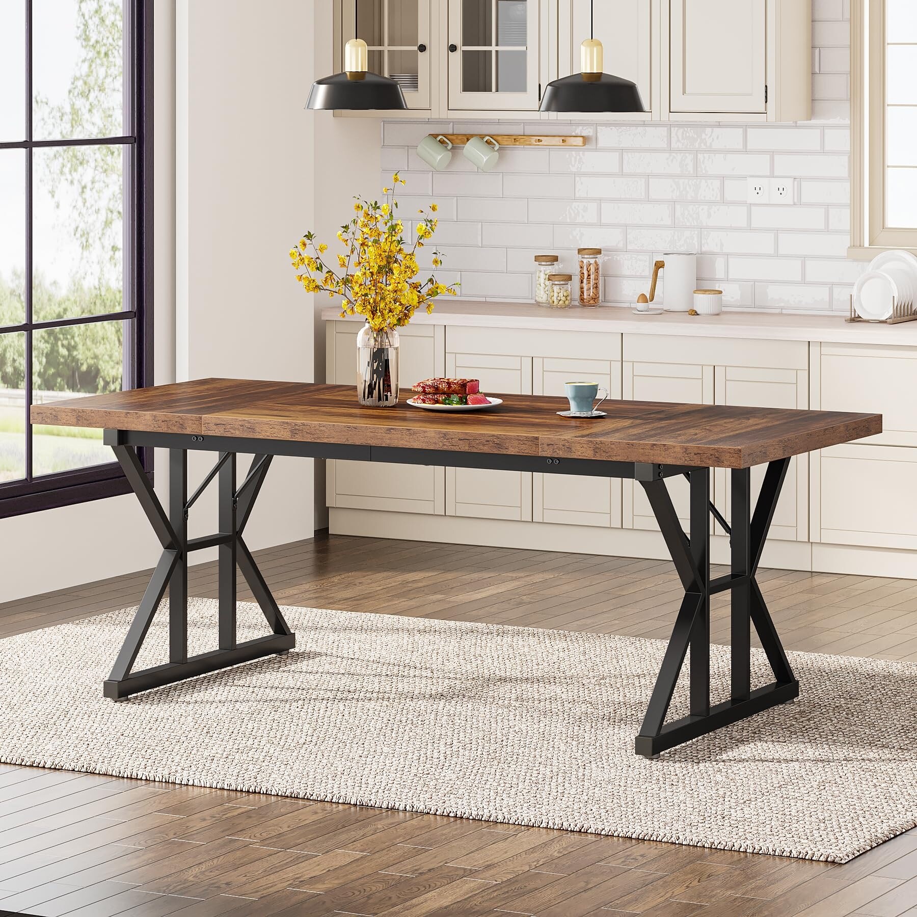 6 person farmhouse table store