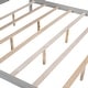 preview thumbnail 5 of 3, Grey King Size/ Canopy Platform Bed with Headboard and Support Legs, Available in /