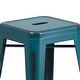 preview thumbnail 5 of 64, Backless Distressed Metal Indoor/Outdoor Counter Height Stool