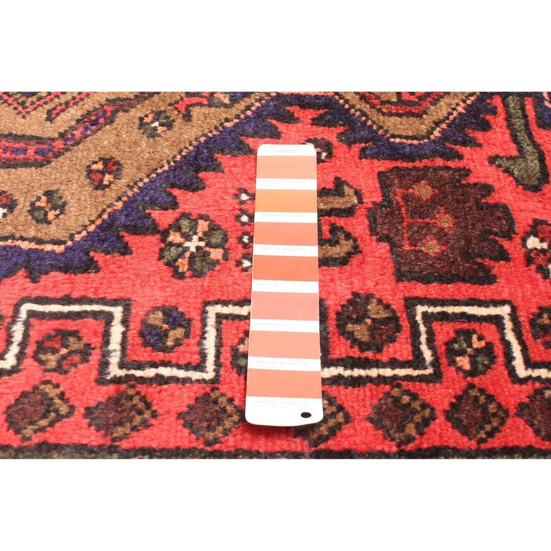 ECARPETGALLERY Hand-knotted Andelz Red Wool Rug - 4'7 x 7'2