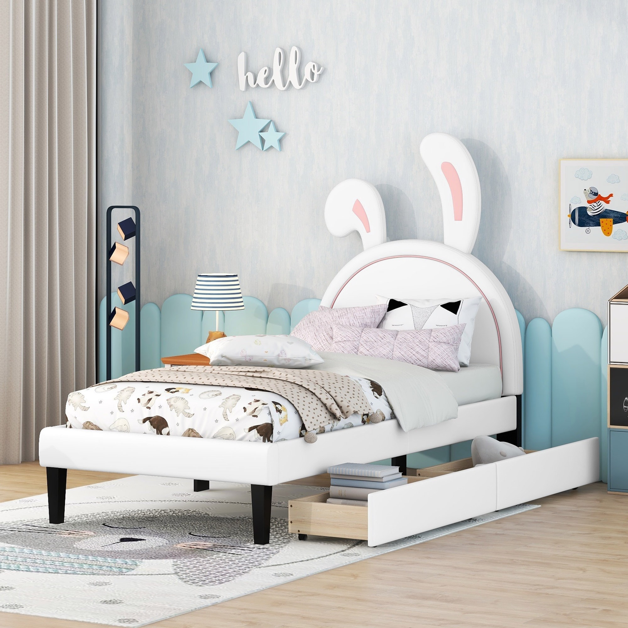 Cute bed frames store with headboard