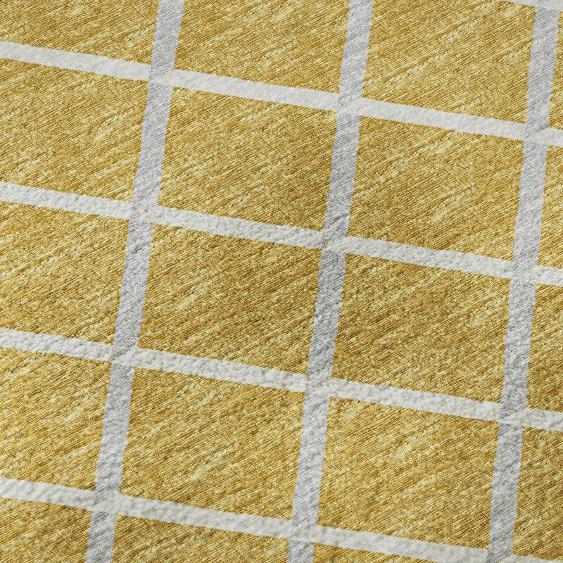 Premium Washable Super Soft Modern Trellis Mayfield Rug