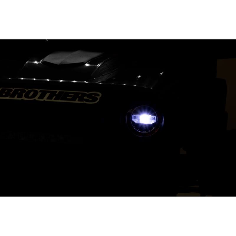 24V Ride-On Car with Parental Remote, LED Headlights, and Bluetooth Music