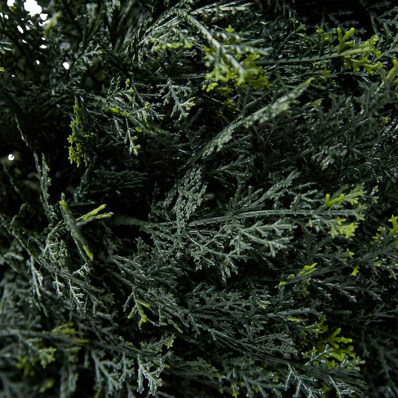 Pure Garden 4FT Spiral Cypress Artificial Tree