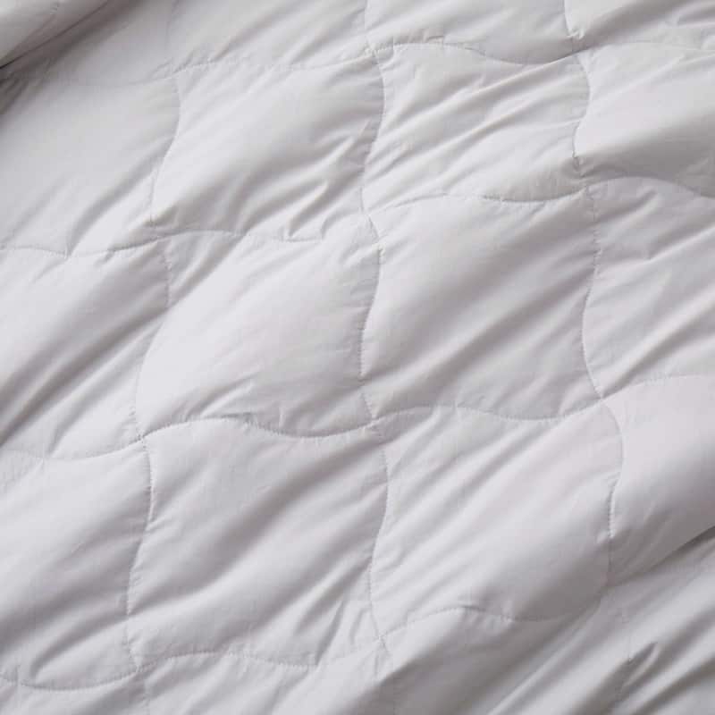 Soft Down Oversized Blanket with Satin Trim for Bed 100% Cotton