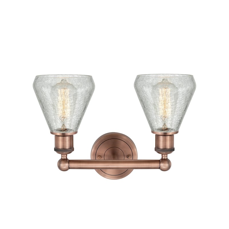 Innovations Lighting 616-2W-13-15 Conesus Vanity Conesus 2 Light 15"