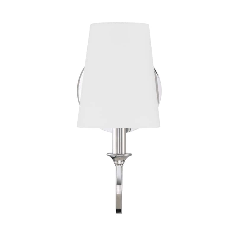 Payton 1 Light Polished Chrome Wall Mount - 5.50'' W x 11.81'' H