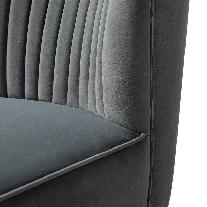 Barto Upholstered Side Chair with Tufted Back Set of 2 by HULALA HOME
