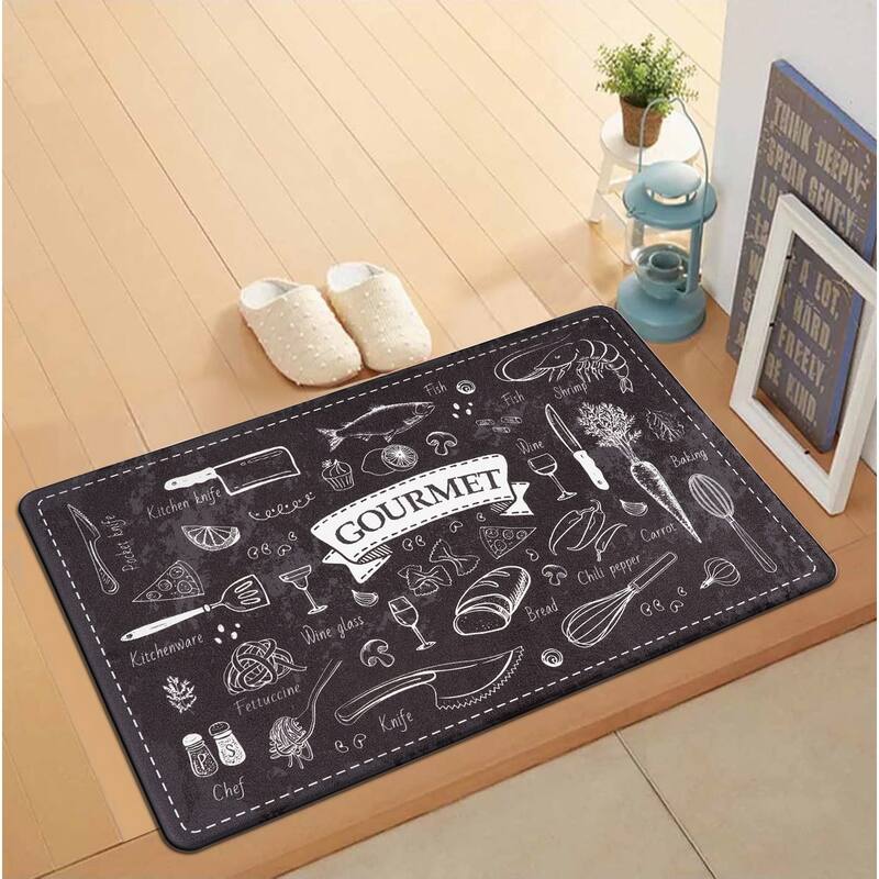 World Rug Gallery Gourmet Anti Fatigue Standing Mat