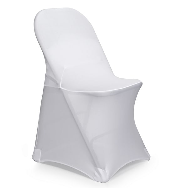 50 Count Spandex Folding Chair Covers White Bed Bath Beyond