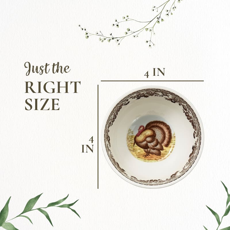 Spode Woodland Set of 4 Dip Bowls