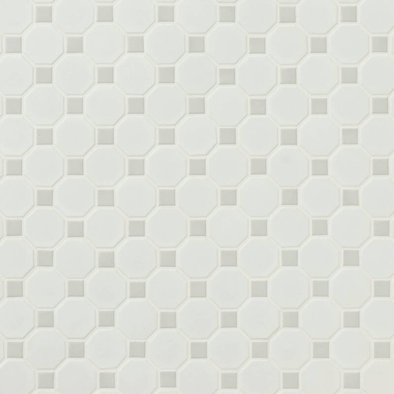 Ackland AKM-P-2X2OCM-CA 12" x 12" Porcelain Geometric Wall Mosaic Tile
