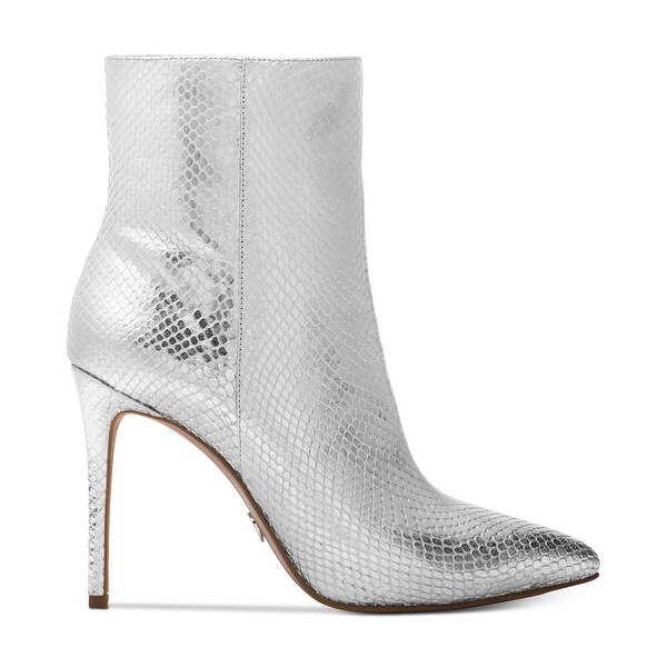 michael kors silver booties