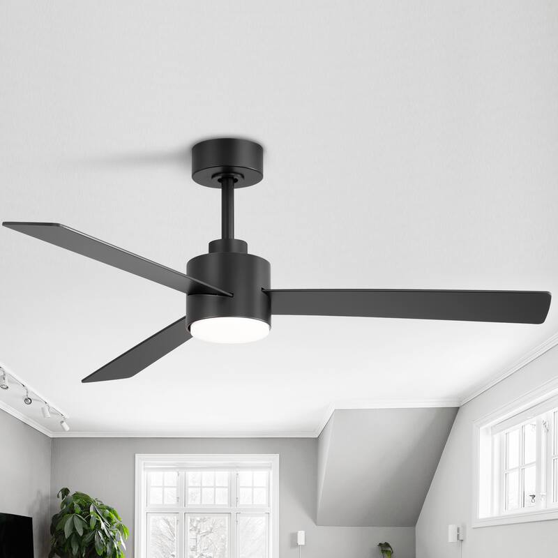 52-inches 3-Blade Ceiling Fan With Remote Downrod