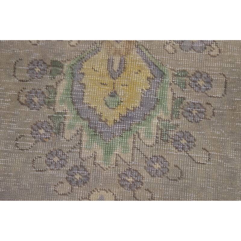 Tabriz Persian Vintage Area Rug Handmade Wool Carpet - 9'6" x 12'7"