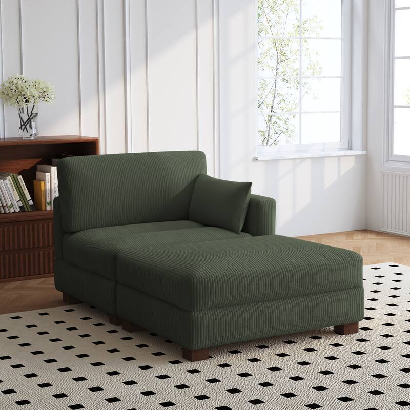 Modern Chaise Lounge Modular Sectional Sofa