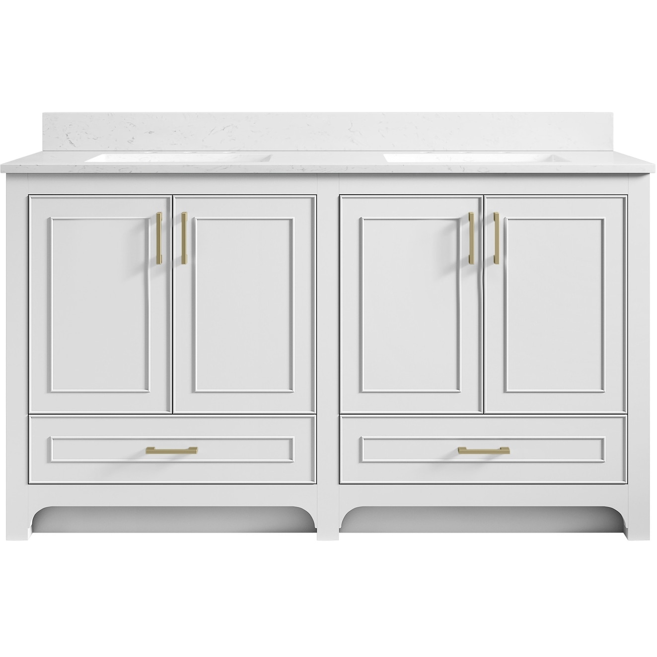 Miseno MN241V60D Lucerne 60" Free Standing Double Basin Vanity Set