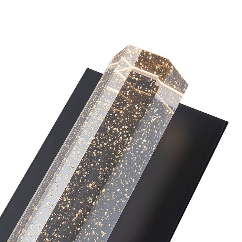 Contemporary Bubble Crystal Linear Tube Dimmable LED Vanity Wall Light