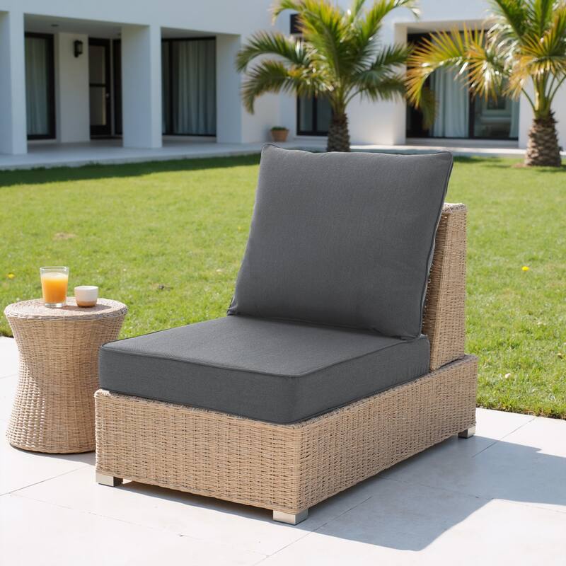 24"x23" Deep Seat Sunbrella Thick Cushion For Outdoor Club Chair,Rocking Chair