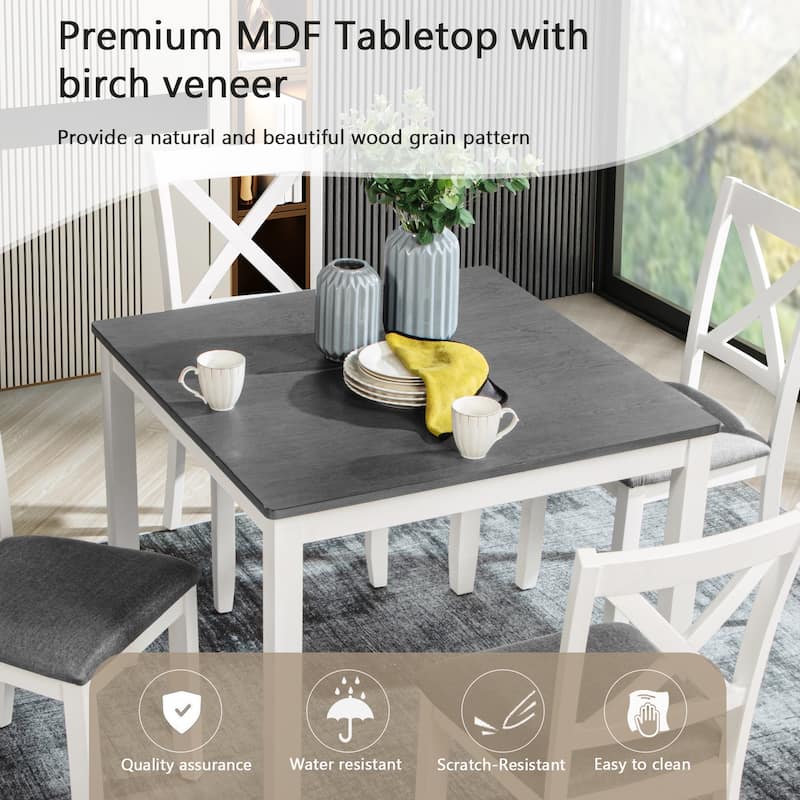 24-inch Bathroom Vanity With Sink Combo, Cabinet With 2 Big Drawers, Soft Close System, 2 Big Drawers, Handle-Free Design