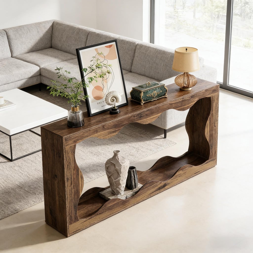 Modern Style Entryway Table, Industrial Console Table, Coffee Table