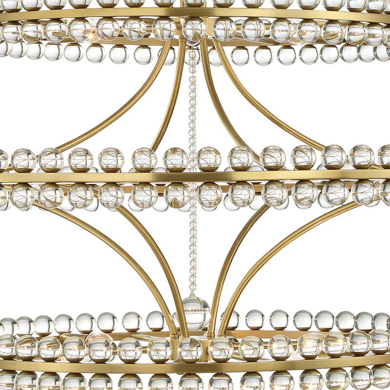 Crystorama Lighting Group CLO-8000 Clover 24 Light 48" Wide Ring