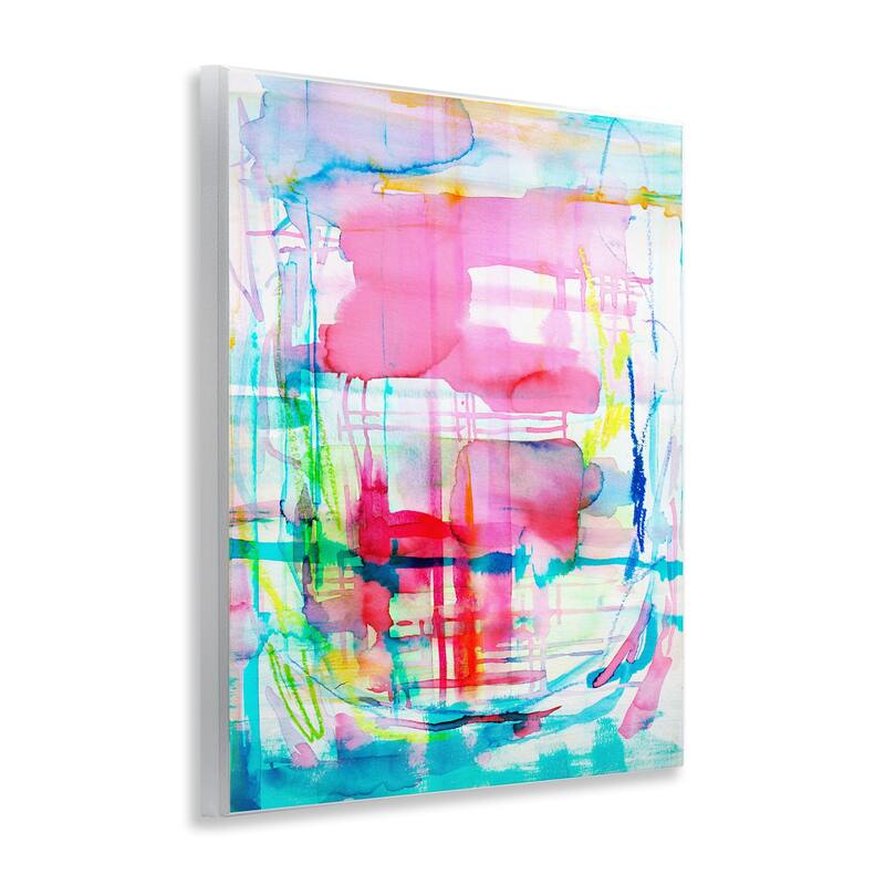 Stupell Vivid Watercolor Abstraction Wall Plaque Art Design By Gemma Bardot