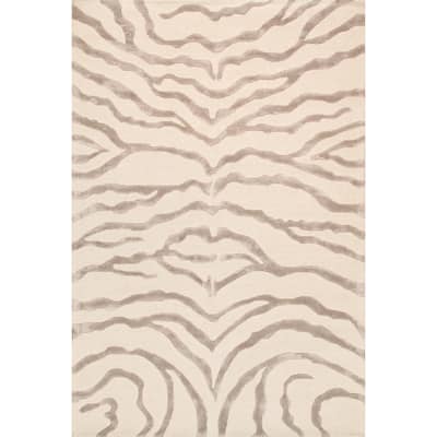 Pasargad Home Edgy Hand-Tufted Silk & Wool Area Rug