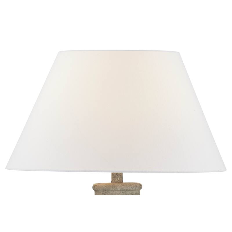 Ansley 28" Table Lamp with Linen Shade, Beige
