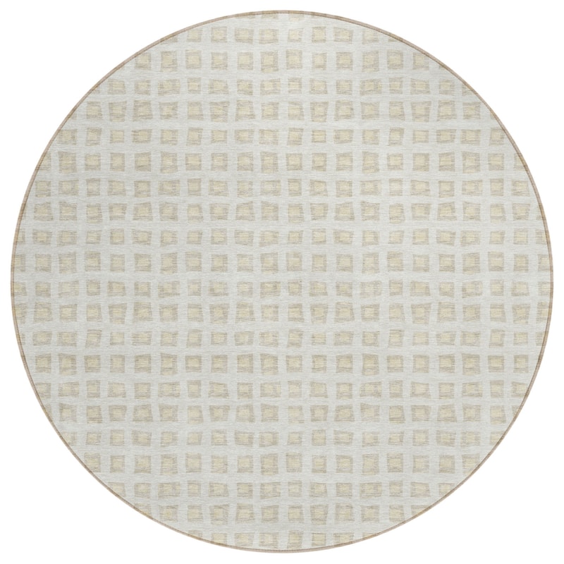 HomeRoots Geometric Transitional Rectangle Outdoor Rug