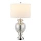 preview thumbnail 3 of 5, SAFAVIEH Lighting 28 inch Turquoise Glass Table Lamp (Set of 2) - 15"W x 15"D x 28"H