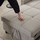 preview thumbnail 7 of 8, Chair Bed, Sleeper Sofa Chair Bed 3 in 1, Adjustable Recliner,Armchair, Sofa, Bed, Linen