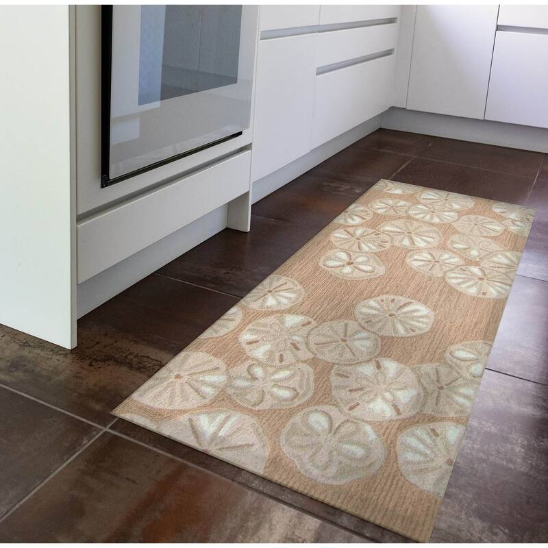 Liora Manne Capri Sea Biscuit Indoor/Outdoor Area Rug Seafoam 1'8" x 2'6"