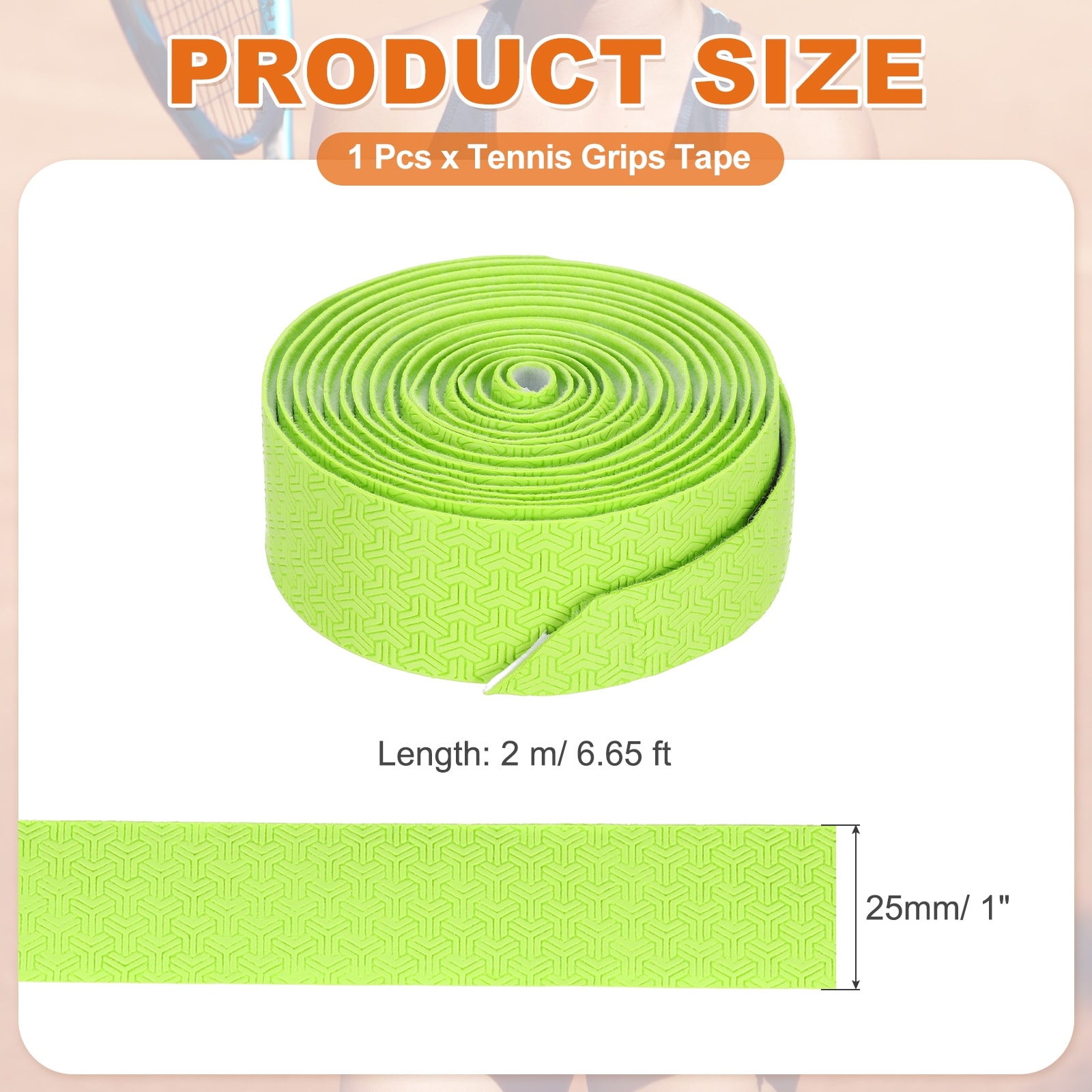 Tennis Racket Grip Tape, Anti-slip Tennis Overgrip Stretchy